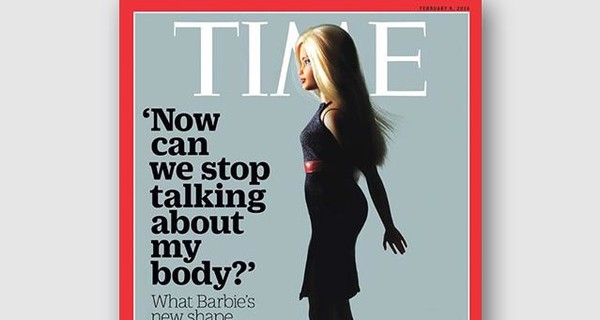 Потолстевшая кукла Барби попала на обложку журнала TIME