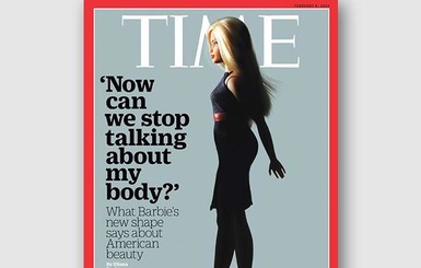 Потолстевшая кукла Барби попала на обложку журнала TIME