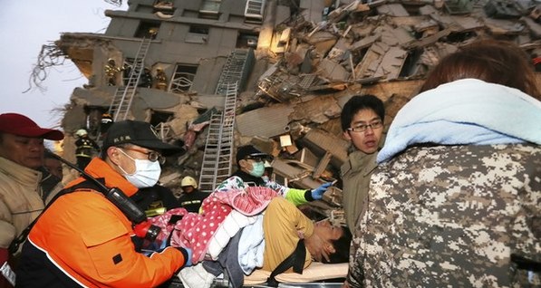 Землетрясение на юге Тайваня: как минимум пятеро погибли, более 150 получили ранения