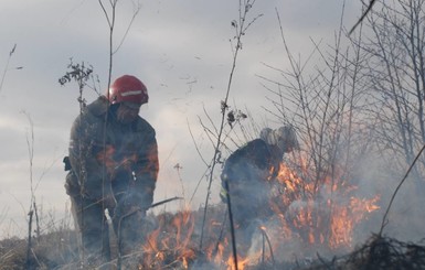 Львовскую область одолевают пожары