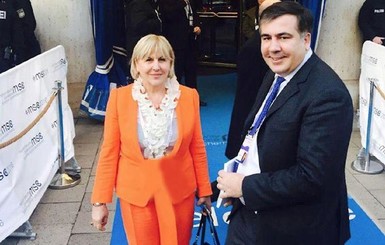 Саакашвили встретил свою маму на Мюнхенской конференции