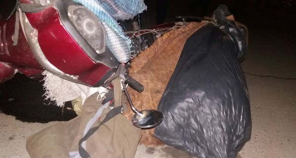 В Мукачево патрульное авто сбило скутер 