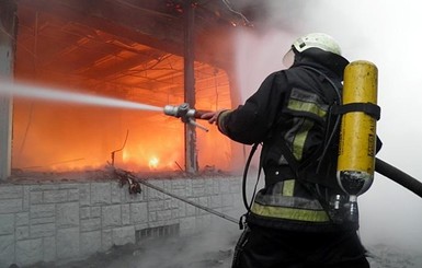 В Киеве подожгли офис 