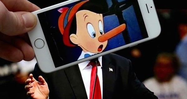 Французский фотограф превратил Трампа в Пиноккио 