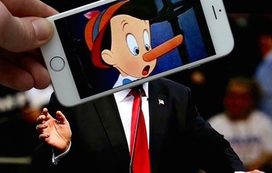Французский фотограф превратил Трампа в Пиноккио 
