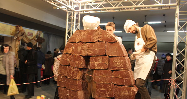 Праздник шоколада во Львове: сладкий шахматный 