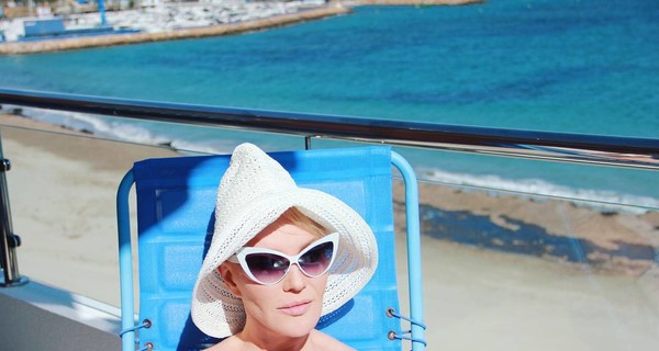 Таисия Повалий показала, где встречает весну