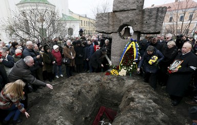 Как хоронили Гонгадзе в Киеве спустя 16 лет после убийства