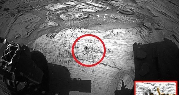 На Марсе обнаружили наскальный рисунок