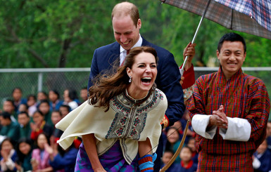 Кейт Миддлтон примерила национальный костюм жителей Бутана