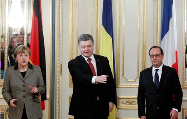 Порошенко обсудит с Меркель и Олландом вопрос усиления ОБСЕ на Донбассе
