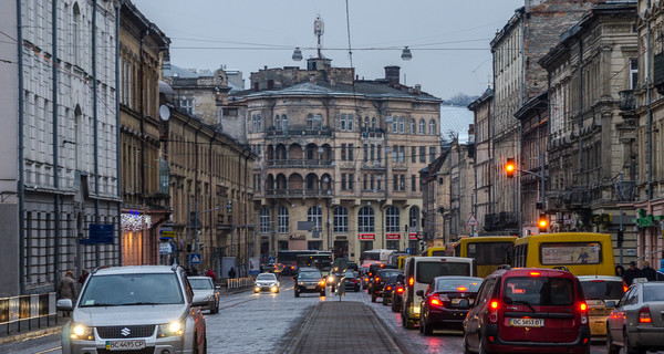В списке опасных перекрестков Львова - девять 