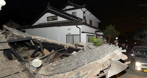 В Японии снова землетрясение