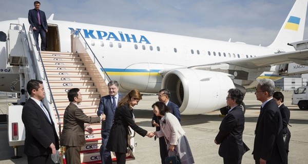 Семейная поездка Порошенко в Японию обошлась госбюджету в 5 миллионов гривен