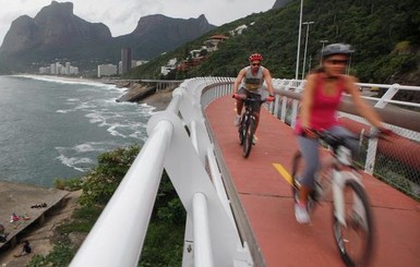 В Рио развалилась велодорожка, которую строили к Олимпиаде-2016