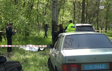 В лесу под Запорожьем взорвали авто с бизнесменом