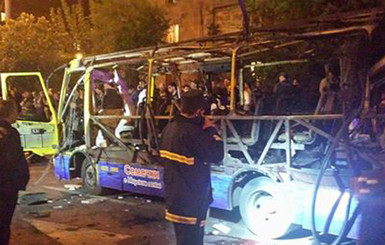 В Ереване взорвался рейсовый автобус 