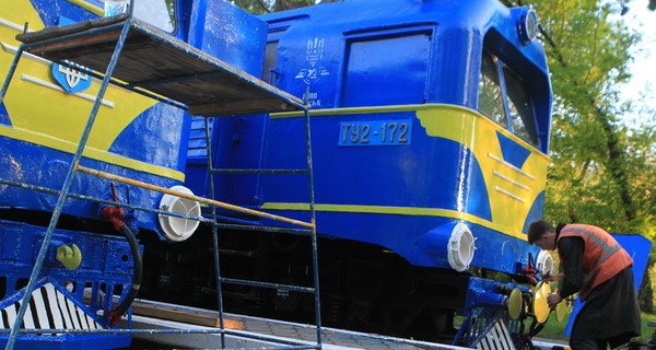Самая старая детская железная дорога Украины открывает юбилейный сезон
