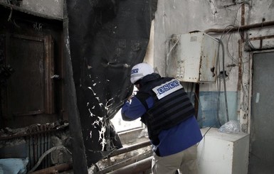 ОБСЕ зафиксировала 230 взрывов в Донецкой области