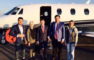Поляки прислали за Саакашвили самолет, чтобы он успел выступить на Европейском экономическом форуме