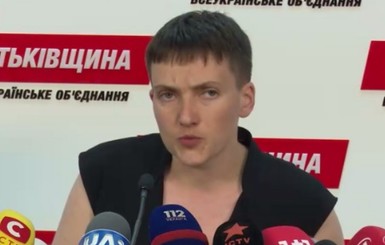 Савченко объяснила, что имела в виду под переговорами с 