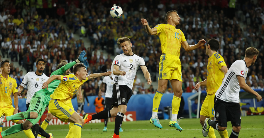 Матч Украина-Германия: главные кадры игры