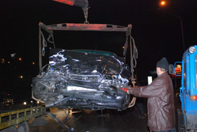 Из-за пьяного водителя разбилось пять машин 