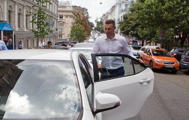 Первым пассажиром Uber в Киеве стал мэр Кличко