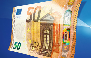 В Евросоюзе представили новую купюру в 50 евро