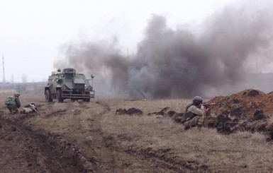 Штаб АТО: украинские военные попали под минометный обстрел в Авдеевке