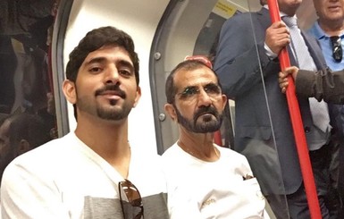 Наследный принц и шейх Дубая спустились в метро