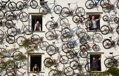 Дом из велосипедов в Германии признали достопримечательностью