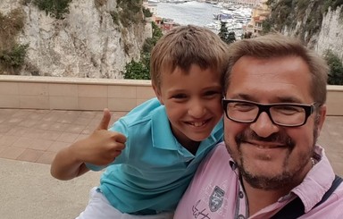 Александр Пономарев путешествует с 9-летним сыном