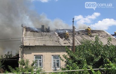 В Мелитополе загорелся завод 