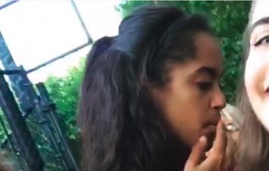 Старшую дочь Обамы застукали за курением марихуаны