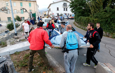В Италии из-за землетрясения погибла целая семья