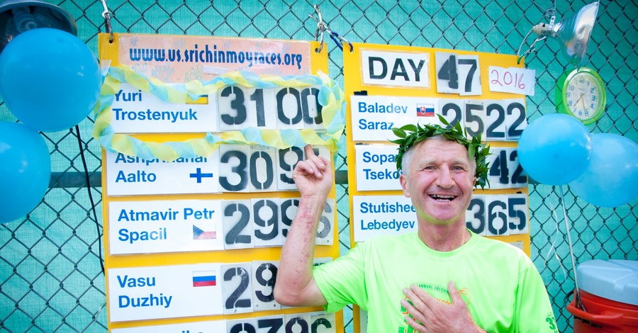 Винницкий марафонец Юрий Тростенюк пробежал 5000 км за 46 дней