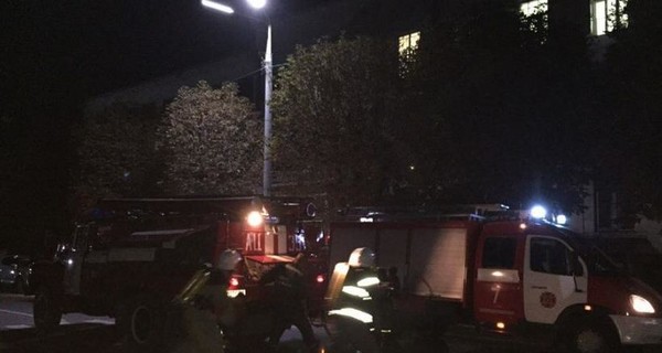В Каменском горело здание университета