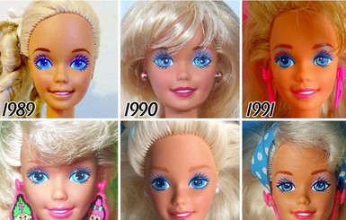 Как эволюционировала любимая кукла Барби на протяжении последних 50 лет