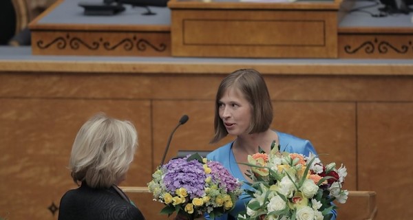 В Эстонии впервые президентом стала женщина