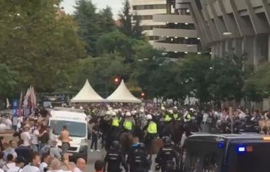 В Мадриде польские фанаты подрались с полицией