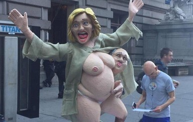 В соцсетях встали на защиту статуи голой Хиллари Клинтон