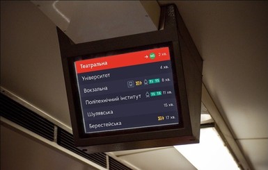 Что теперь показывают в вагонах киевского метро 