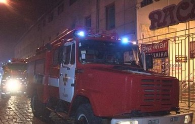 В центре Львова произошел пожар в жилом доме