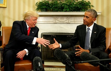 В Белом доме опровергли нежелание Обамы фотографироваться с Трампом