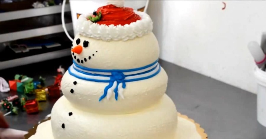 Рецепт торта «Снеговик»