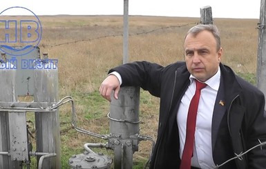 Глава Генического района записал видеообращение к Путину на фоне газовых труб 