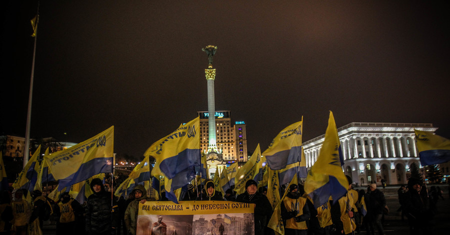 Киевское вече в честь годовщины Евромайдана: хроника событий 