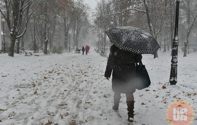 Сегодня  днем, 24 ноября, в Украине без осадков