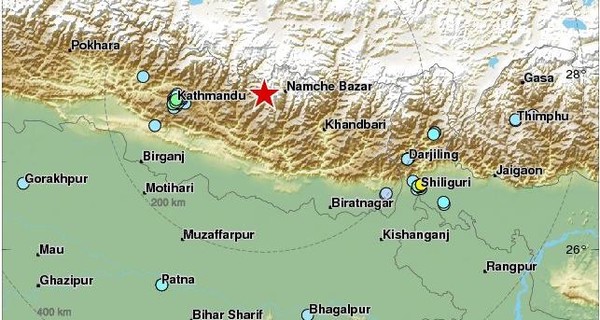 Непал всколыхнуло мощное землетрясение